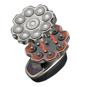 Jinding-Rasoir électrique rechargeable à plusieurs têtes pour hommes chauves, nouveau style 2025 - Product Image 2