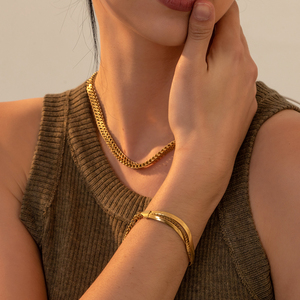 Vàng đa lớp Xoắn thiết kế vòng đeo tay tinh tế nghề thủ công giảm béo hiệu ứng đẹp ý nghĩa đa năng - Product Image 3