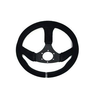 Volante de coche personalizado 6 pernos 330mm Grip Suede Leather Racing Volante para <span class=keywords><strong>CAN</strong></span> <span class=keywords><strong>AM</strong></span> <span class=keywords><strong>X3</strong></span> <span class=keywords><strong>Maverick</strong></span> - Product Image 4