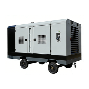 Compressore d'aria rotativo a vite stazionario per impieghi gravosi con motore diesel, trasmissione diretta, cuscinetto pneumatico, 5 anni di garanzia, per applicazioni minerarie - Product Image 5