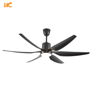 Factory Direct 54 Inch Modern 5 Blades <b>Ceiling</b> Fan with LED <b>Light</b> <b>Remote</b> <b>Control</b> Indoor Outdoor DC Motor - Product Image 1