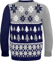 Nouveau Pull Tricoté Personnalisé Moins Cher, Style 'Ugly Sweater', Thème Football Dallas Noël, Cadeau pour la Famille