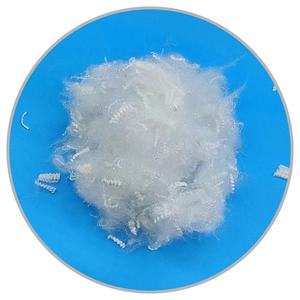 Isian Bantal Grosir 0.9D Serat Stapel Poliester Silikonisasi Bahan Isian Mirip Bulu Angsa Padat - Product Image 1