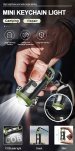 <span class=keywords><strong>2025</strong></span> thiết kế mới Quà Tặng Led siêu sáng xách tay mini LED khẩn cấp di động EDC nhỏ Torch ánh sáng COB đèn pin - Product Image 3