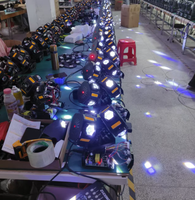 Stroboscope pleine couleur 8+8 segments, Stroboscope 48+8 segments 1000W, Barre lumineuse de marquage, Lumière stroboscopique pour salle privée KTV avec 960 LED