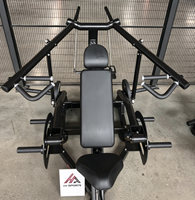 Presse inclinée à charge libre haut de gamme avec siège à assistance pneumatique et leviers doubles indépendants pour salle de sport