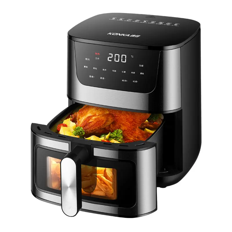 High temperature cosori dual blaze 6.8-quart air fryer low price silicone round foldable window 3l silvercrest