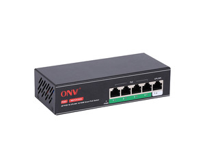 Commutateur PoE intelligent 10/100M avec 4 ports RJ45 10/100M + 1 port Uplink 10/100M pour utilisation CCTV - Product Image 3