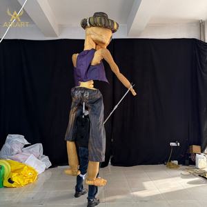 Marioneta Inflable de Calavera para Fiestas de Baile de Teatro, Marioneta Inflable de Fantasma de Halloween Personalizada - Product Image 3