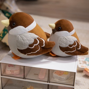 Adorable moineau peluche peluche poupée <span class=keywords><strong>oiseau</strong></span> réaliste avec remplissage de qualité supérieure cadeau parfait pour enfants/décor - Product Image 5