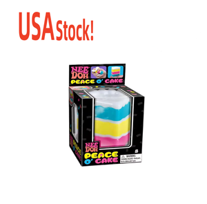 Juguete Sensorial Antiestrés NeeDoh Peace Cake de Material PU, Unisex, Disponible en EE. UU. - Product Image 4