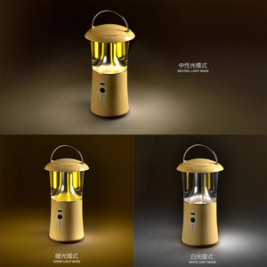 Lanterne de camping LED rechargeable, lumière suspendue d'urgence à haute intensité à 360 degrés pour tente avec poignée - Product Image 5