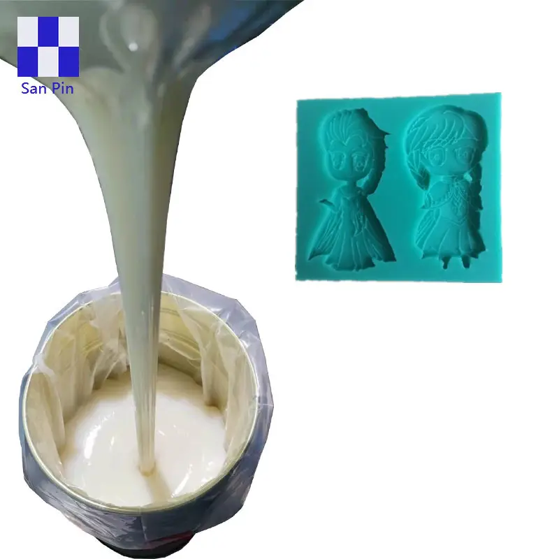 RTV-2 de goma de silicona para la fabricación de moldes artesanales, goma de silicona curada para condensación