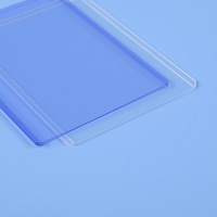 Porte-cartes de visite personnalisé en PVC 35PT, protège-cartes multi-impression 3x4, épaisseur 35mm pour cartes de visite