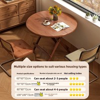 Table à manger pliable, mobilier de salle à manger, mobilier portable pour petit appartement, ensemble de chaises, design moderne et minimaliste