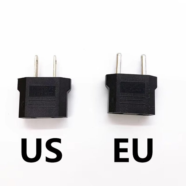 New Power Adapter US to European Plug Adaptor Euro Plug Adapter Wall Socket Wall AC Power Plug Adapter