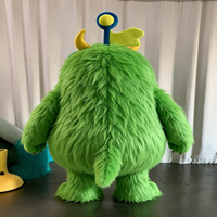 Costume de mascotte monstre vert personnalisé OEM ODM Mascot Factory en peluche EVA pour adultes, idéal pour les fêtes d'Halloween et le cosplay
