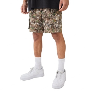 Wholesale Factory Custom <b>Camo</b> Printed Relaxed <b>Cargo</b> Shorts <b>Men</b> Tactical Utility Pockets <b>Cargo</b> Pants for Summer - Product Image 3