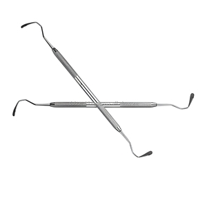 Double Ended Stainless Steel Dental Instruments Set Knurled Handle Scaler Curette Wax Carver Surgical Instruments Manufacturer - Product Image 4