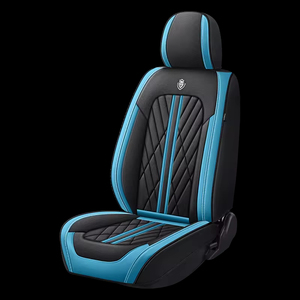 Tam Napa deri 5D araba koltuğu kapakları gri siyah yanmaz suya dayanıklı evrensel boyutu tam Set İç dekoratif Accord - Product Image 3