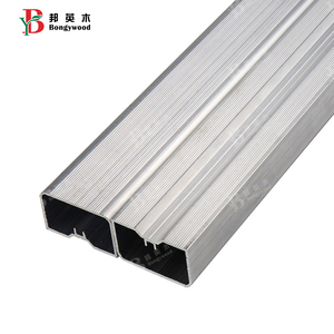 Gỗ không thấm nước nhựa composite <span class=keywords><strong>WPC</strong></span> decking phụ kiện nhôm <span class=keywords><strong>joist</strong></span> sử dụng cho tường và mặt đất - Product Image 5