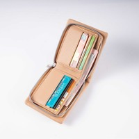 Dompet Zipper Zero Portabel dan Sederhana Baru, Tas Lembut Wanita Multifungsi dan Modis, Dompet Pendek, Tempat Kartu