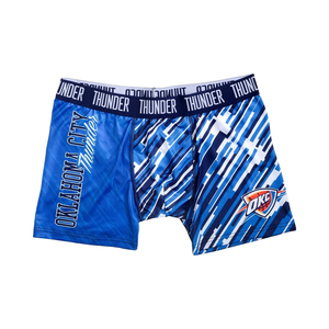 FOCO pour <span class=keywords><strong>NBA</strong></span> Caleçon boxeur bleu taille basse pour homme Taille unique avec logo avant pour arts martiaux et boxe - Product Image 1