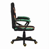 Chaise de Gamer JR RACING JRK-007-A Extreme en Cuir, Ergonomique, Inclinable, Réglable en Hauteur, pour Enfants, en PU et Métal