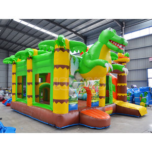 <span class=keywords><strong>Trampoline</strong></span> <span class=keywords><strong>gonflable</strong></span> commercial comprenant des châteaux gonflables pour enfants avec toboggans, vente en gros disponible. - Product Image 3
