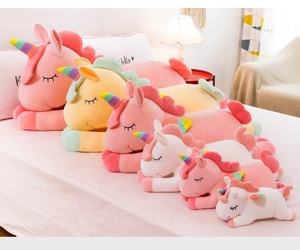 CP arcobaleno unicorno farcito animale Kawaii 120cm peluche cuscino quattro colori per scegliere unicorno peluche - Product Image 6