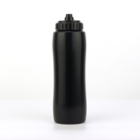 Nouvelle bouteille d'eau pour vélo de 32 oz (1000 ml) en plastique PP sans BPA, bouteille d'eau à presser pour VTT avec logo personnalisé