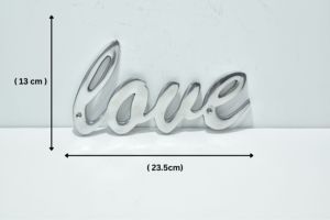 Modern Metal Love <b>Wall</b> Art Sign Decorative <b>Wall</b> <b>Rack</b> Home Decor for Living Room Bedroom & Wedding Gift for Export Price - Product Image 3