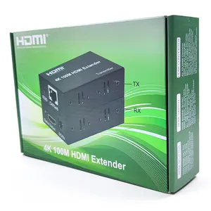Senye สายผลิตภัณฑ์ใหม่ HDMI Extender 4K 60M 100M เครื่องส่งสัญญาณและตัวรับสัญญาณ