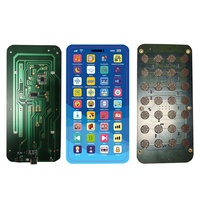 Juguete de teléfono móvil simulado, placa de circuito PCB, rompecabezas para bebés, modelo de teléfono de Educación Temprana, máquina de aprendizaje PCBA, Chip personalizado