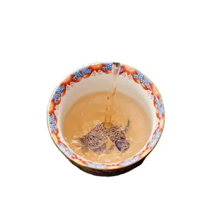 Ceramic arowana blue and white porcelain pastel enamel tea set Kung Fu tea cup mug