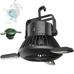 Ventilador solar para acampar al aire libre de alta calidad Lámpara repelente de mosquitos para acampar - Product Image 1