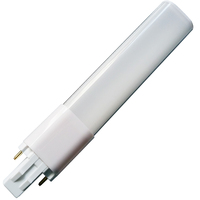 Corps en alliage d'aluminium laiteux ou transparent Couvercle 4w 6w 8w Ac85-265v 3000k g23 gx23 base lampe à tube led