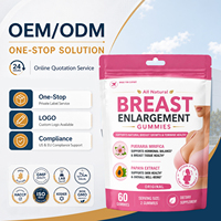 Durlevel Gummies personnalisés à la Pueraria Lobata et à la Papaye – Formule entièrement personnalisable, Emballage, Construction de marque, OEM, ODM, Marque privée