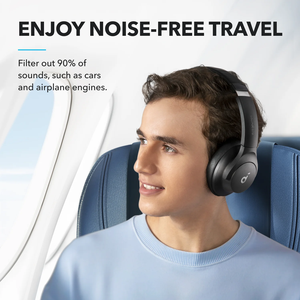 Soundcore Anker Q20i Auriculares Inalámbricos con Cancelación Activa de Ruido Híbrida, Bluetooth 5.3, AAC, Control Táctil, Más de 20 Horas de Reproducción - Product Image 5