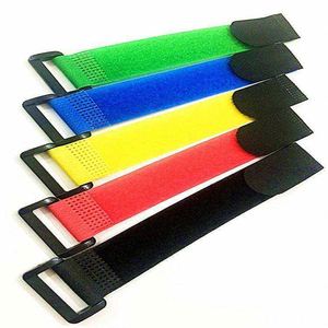 Custom Nylon Fastener Velcroes Cable Tie Nylon <b>Hook</b> and Loop Strap Cable Tie Cinch Strap Buckle Velcroes - Product Image 4