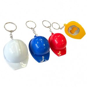 Custom Logo 3D <b>Mini</b> Construction Hard Hat Safety Helmet Promotional Plastic <b>Bottle</b> Opener for Business Gifts - Product Image 5