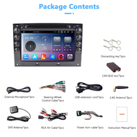 Reproductor de DVD para Coche de 7 Pulgadas Android 12 para Renault 2003-2010, Radio con Navegación para Renault Megane 2