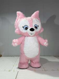 新品高品質ブラウン超ソフトぬいぐるみ ロシア製膨張式コスチューム 2.6M 男女兼用 大人用 チェブラーシカ マスコット ウォーキングコスプレ 大きな耳 - Product Image 5