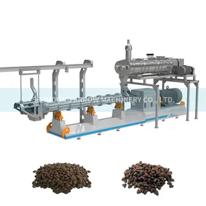 Fully automatic large output pet food production line machine cold extrusion machines dog food cat food production line