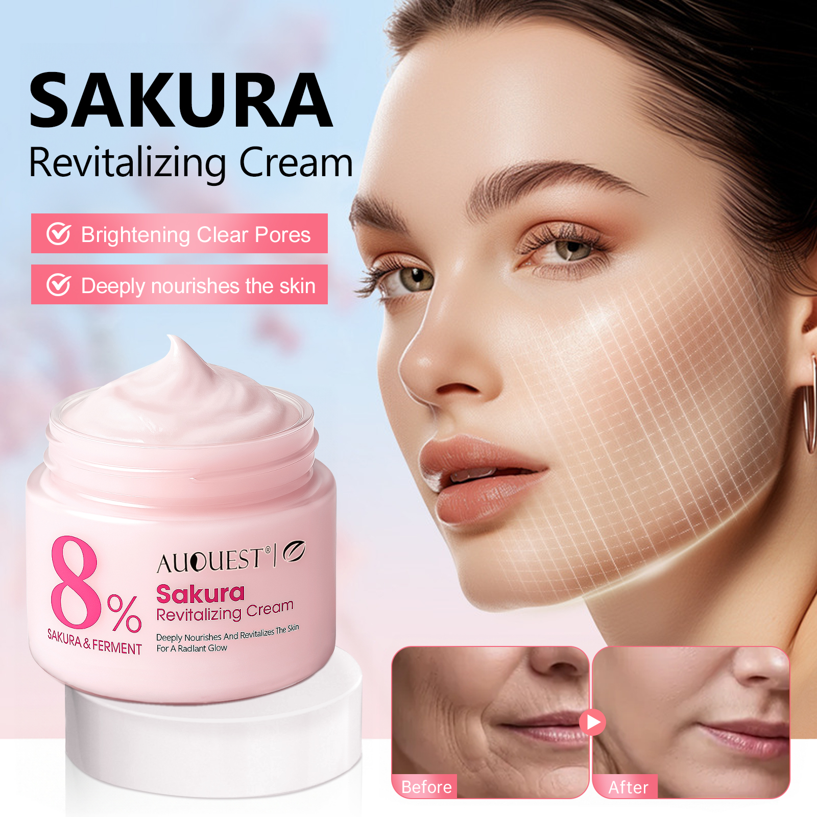 フェイスクリーム LISSAGE BEAUTY Circurepair Cream 30g Cicatricure Brightening Facial Moisturizer, 3-in-1 Face