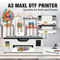 Nueva Impresora de Inyección de Tinta Eco-Solvente DTF A3 MaxL Semiautomática de Alta Velocidad con Cabezal de Impresión XP600, Máquina de Impresión Textil, Envío Rápido