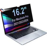 Pelindung Layar Anti Gores Magnetik Nano Suction 2 Arah Anti Spy Privacy Filter untuk Macbook Pro 16.2"