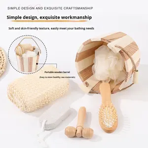 Juego <span class=keywords><strong>de</strong></span> masajeador <span class=keywords><strong>de</strong></span> baño y ducha <span class=keywords><strong>de</strong></span> viaje para el hogar, herramienta <span class=keywords><strong>de</strong></span> fregado <span class=keywords><strong>de</strong></span> plástico con bola <span class=keywords><strong>de</strong></span> baño y fregador <span class=keywords><strong>de</strong></span> espalda, aplicación corporal - Product Image 3