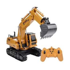 1/16 Radio Control Toys 2.4g Legierung bagger Fernbedienung 12CH Bau LKW Simulations technik