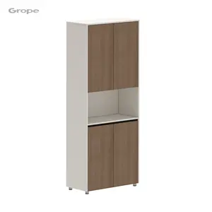 Factory Price Office Wood Vertical File Cabinet With Drawing Filing Cabinet